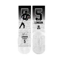 NFL Atlanta Falcons Premium Full Sub Socks - Drake London