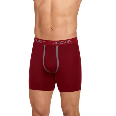 Jockey Men's Chafe Proof Pouch Ultra Soft Modal 6" Boxer Brief - Image 6