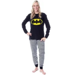 DC Comics Batman Classic Logo Tight Fit Cotton Matching Family Pajama Set