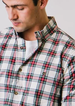 Hope & Henry Mens' Organic Cotton Long Sleeve Stretch Poplin Button Down Shirt