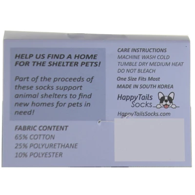 Novelty Socks 0.2" Life Is Better With A Dog Socks Happy Tails E & S Pet - Socks - Image 2