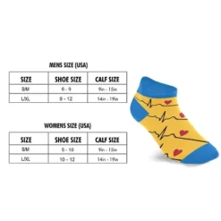 Copper Zone Medical Prints Nurse Inspired Ankle-Length Compression Socks - 6 Pair Pack