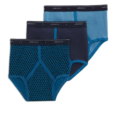 Jockey Mens Classic Brief 3 Pack Underwear Briefs 100% Cotton - Image 11