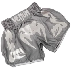 Venum Bangkok Inferno Muay Thai Shorts - Gray/Gray