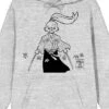 Usagi Yojimbo Sakai With Two Swords Long Sleeve Athletic Heather Adult Hooded Sweatshirt