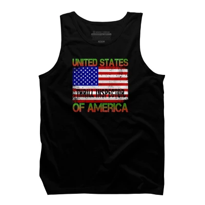 Men's Design By Humans Halloween Thrill Inspector Funny USA Military Soldier Veteran Un By TeeShirtMadness Tank Top - Image 4