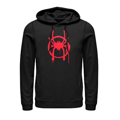 Men's Marvel Spider-Man: Into The Spider-Verse Symbol Pull Over Hoodie - Image 3