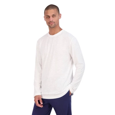 Hanes Premium Men's 2pc Super Soft French Terry Sleep Pajama Set - Image 2