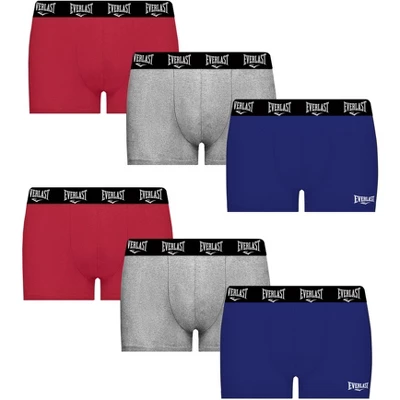 Everlast Value Pack 6pcs Mens Cotton Boxer Briefs Breathable Tagless Stretch Underwear For Men - Image 7