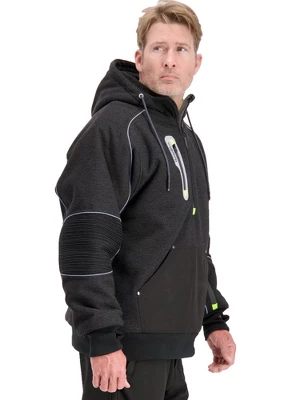 RefrigiWear Men's Extreme Hybrid Pullover Sweatshirt Reflective Insulated Hoodie - Image 4