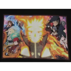 Naruto Shippuden Nine Tails Glow Men's Black Sweatshirt