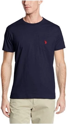 U.S. Polo Assn. Mens Solid Crew Neck Short Sleeve Pocket T-Shirt - Image 4
