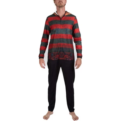 Nightmare On Elm Street Unisex Adult Freddy Krueger Union Suit Pajama Unisex - Image 3