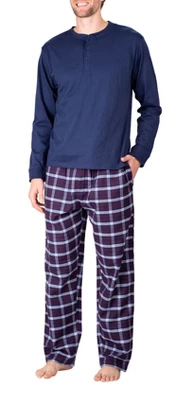 SLEEPHERO Men's Long Sleeve Flannel Pajama Set - Image 6
