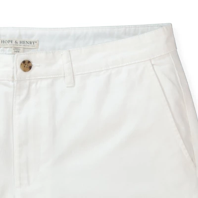 Hope & Henry Mens' Organic Cotton 9" Chino Short