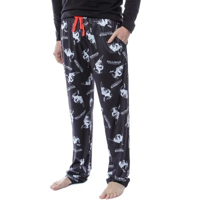 Halloween Michael Myers Men's Horror Film Allover Pattern Pajama Pants - Image 4