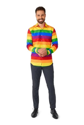 Suitmeister Men's Party Shirt - Rainbow - Multicolor - Image 2