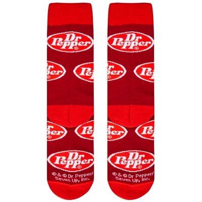 Cool Socks, Dr. Pepper Fun Retro Print Novelty Gift Socks For Men & Women Sizes - Image 3