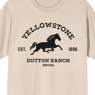 Yellowstone Dutton Ranch Men's Short Sleeve Shirt & Sleep Pants Set