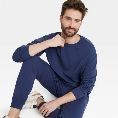 Men's Heavy Waffle Crewneck Sweatshirt - All In Motion™ - Image 2