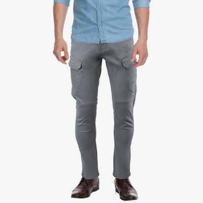 X RAY Men's Slim-Fit Stretch Twill Cargo Pants - Image 5