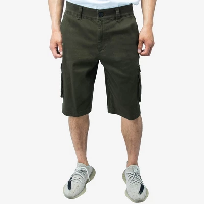 X RAY Mens Stretch Comfort Tactical Cargo Shorts 12.5" Inseam Knee Length Classic Fit Multi Pocket - Image 10