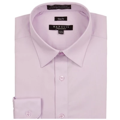Marquis Men's Long Sleeve Slim Fit Dress Shirt - Image 13