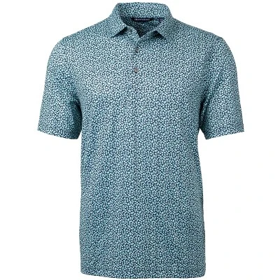 Cutter & Buck Pike Magnolia Print Stretch Men's Polo Shirt - Image 5
