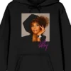 Whitney Houston "She's A Star" Adult Black Graphic Hoodie