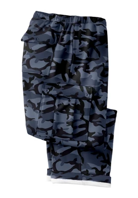 KingSize Men's Big & Tall Thermal Waffle-Lined Cargo Pants - Image 4