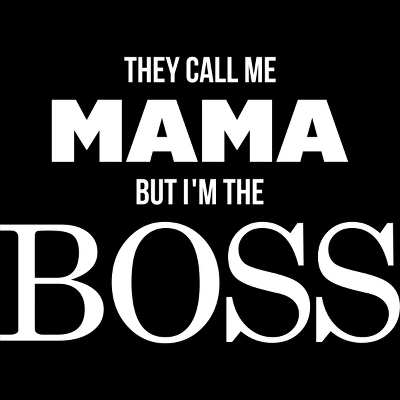 Men's Design By Humans They Call Me Mama But I'm The Boss By Shirz Tank Top