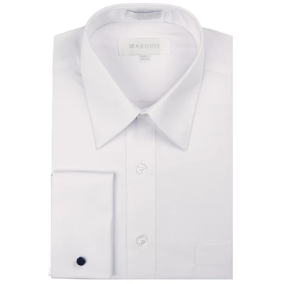 Marquis Men's Regular Fit French Cuff Dress Shirt - Cufflinks Included - Image 4