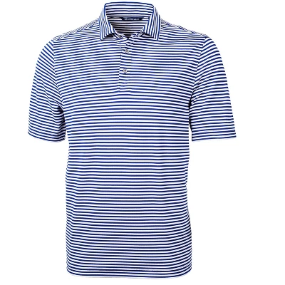 Cutter & Buck Virtue Eco Pique Stripe Recycled Mens Polo Shirt - Image 14