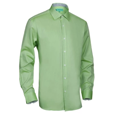Mio Marino | Men's Oxford Slim Fit Shirt - Image 8