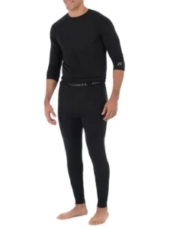 Russell Adult Mens L2 Performance Baselayer Thermal Underwear Long Sleeve Top