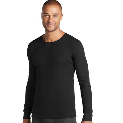 Jockey Men's Tall Man Long Sleeve Waffle Crew - Image 2