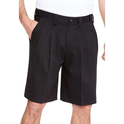 KingSize Men's Big & Tall Wrinkle-Free Expandable Waist Pleat Front Shorts - Image 5