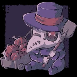 Men's Design By Humans Halloween Plague By XMorfinaDesign Tank Top