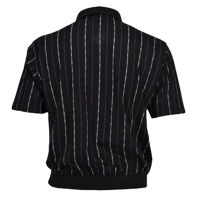 Falcon Bay Men's Short Sleeve Banded Bottom Sport Shirt | Black - Image 2