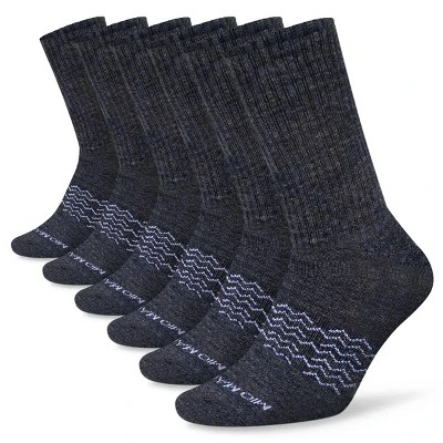 Men's Moisture Control Athletic Crew Socks 6 Pack - Mio Marino - Image 9