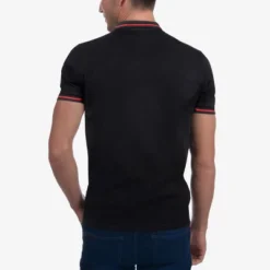 X RAY Men's Basic Short Sleeve Tipped Polo