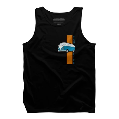 Men's Design By Humans Van Life By Gegogneto Tank Top - Image 2