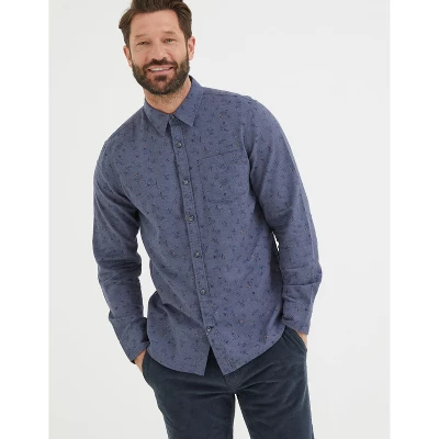 FatFace Mens Burgess Floral Print Shirt - Image 5