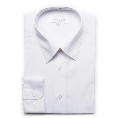 Marquis Men's Long Sleeve Slim Fit Dress Shirt - Image 4