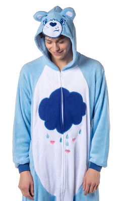 Care Bears Adult Unisex Hooded Fleece Union Suit Costume Cosplay