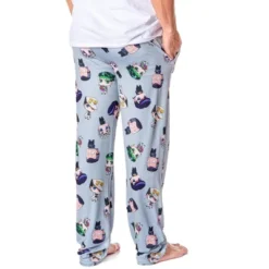 Jojo's Bizarre Adventure Men's Chibi Character Adult Lounge Pajama Pants