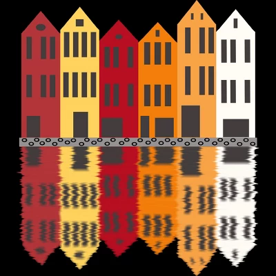 Men's Design By Humans Wooden Houses By Gegogneto Tank Top