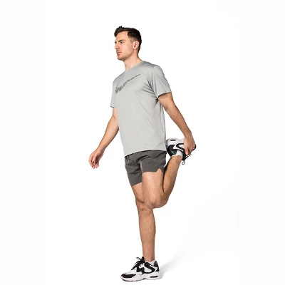 Zilpu Mens Quick Dry Athletic Performance Shorts With Zipper Pocket (5 Inch) - Image 4