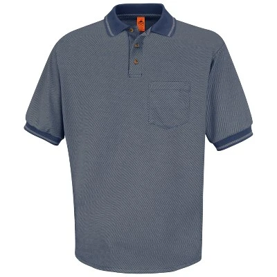 Red Kap® Men's Short Sleeve Performance Knit® Twill Polo - Image 5