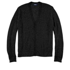 KingSize Men's Big & Tall Shaker Knit V-Neck Cardigan Sweater